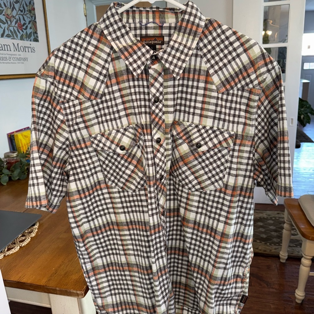Patagonia Men’s Western Snap Short Sleeve | Size L